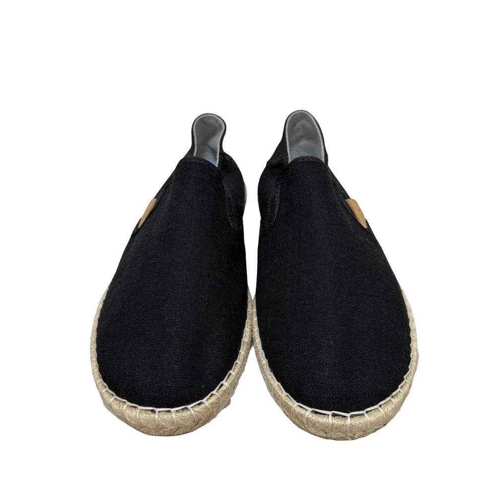 Olukai Womens Kaulu Paa Kapa Slip On Shoes US 8.5 Black Convertible‎ Espadrilles